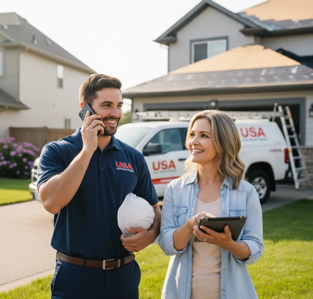 USA Roof Repair Experts customer support in Sandy Springs